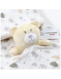 Bear - Set Dou Dou con Copertina di garza cotone Bruco Bruco KSM229A