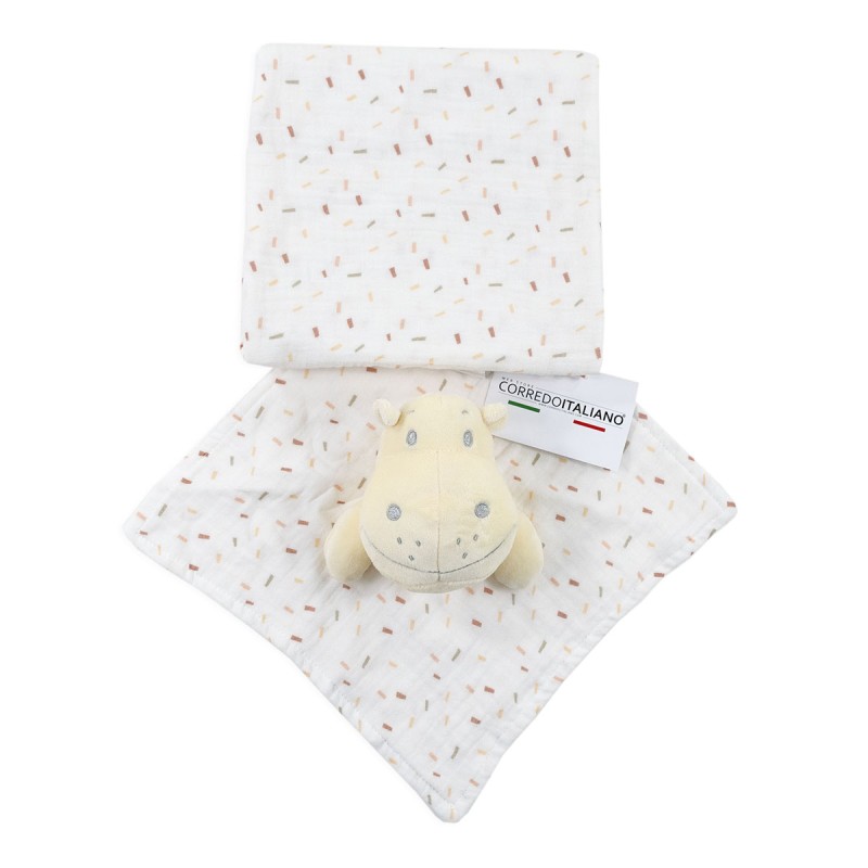 Hyppo - Set Dou Dou con Copertina di garza cotone Bruco Bruco KSM229C