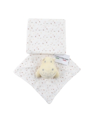 Hyppo - Dou dou Set with Cotton muslin Blanket Bruco Bruco KSM229C