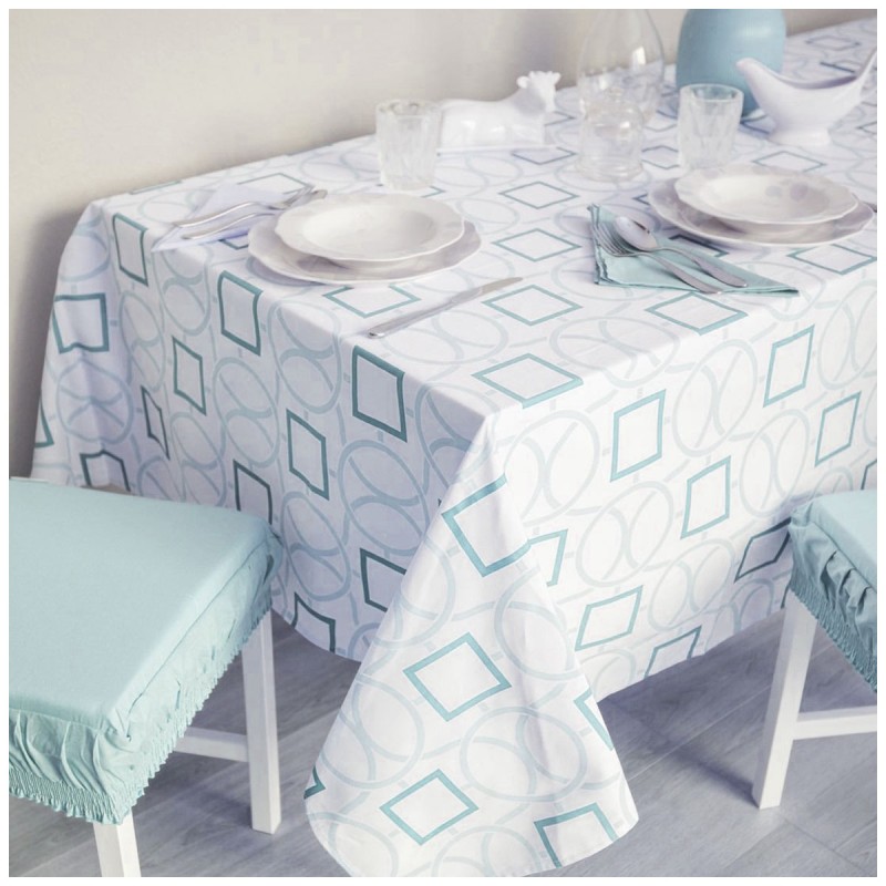 Cross - tovaglia in cotone con tovaglioli di Corredo Italiano® - varie misure: