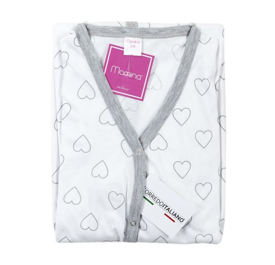 Maternity Nightgown Front-Button by Mamina Z9282 2