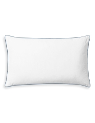 Federa per guanciale in cotone percalle con piping - Carta da Zucchero