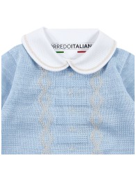 Tutina neonato in filo cotone tricot di Stella EB7010