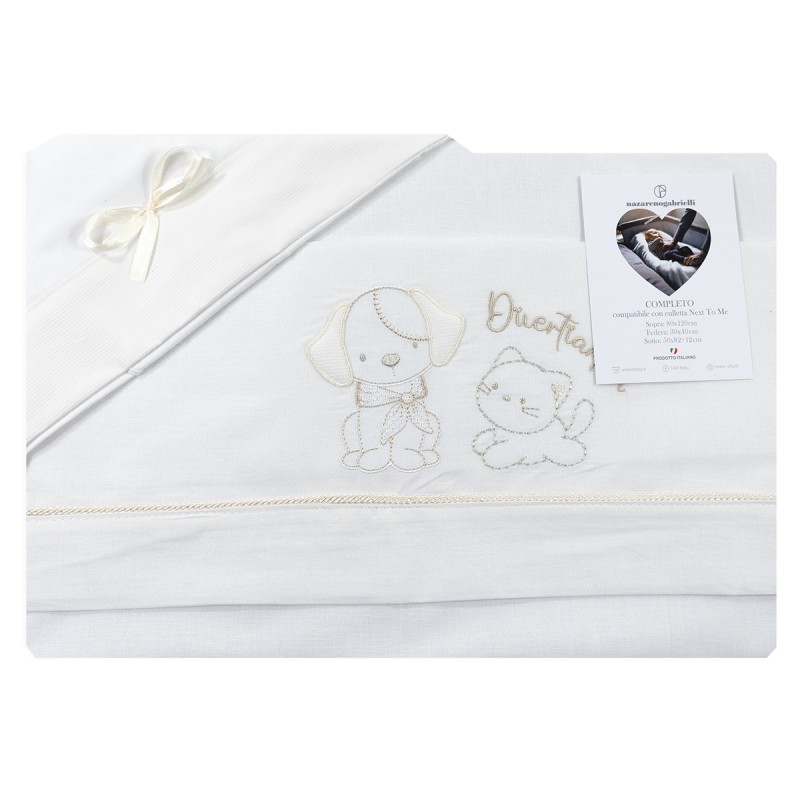 Maxi cradle sheet set next to me by Nazareno Gabrielli NG301643PA