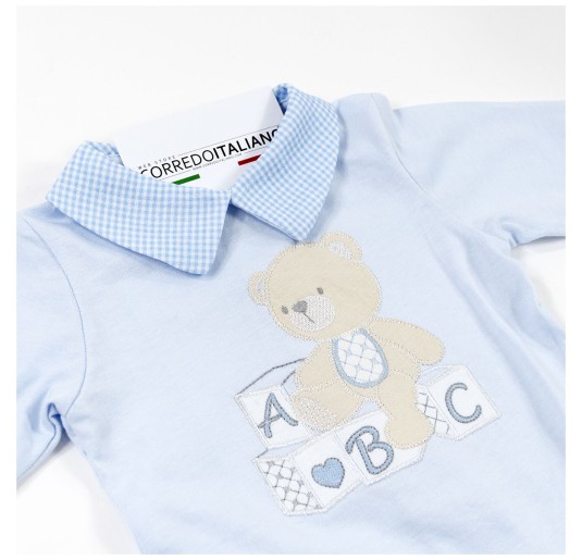 Newborn bodysuit cotton by Les Jolies LJ31891AZ 2