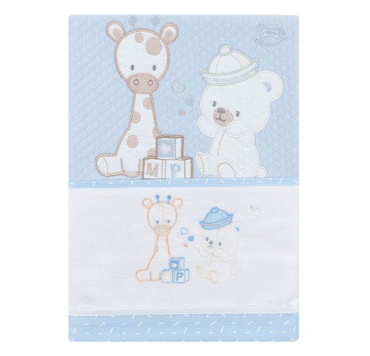 Set copertina con lenzuola culletta e carrozzina Mio Piccolo COC536416 2