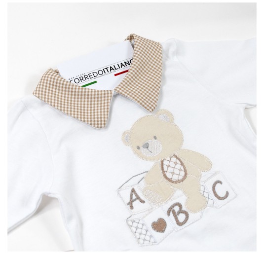 Newborn bodysuit cotton by Les Jolies LJ31891BG 2