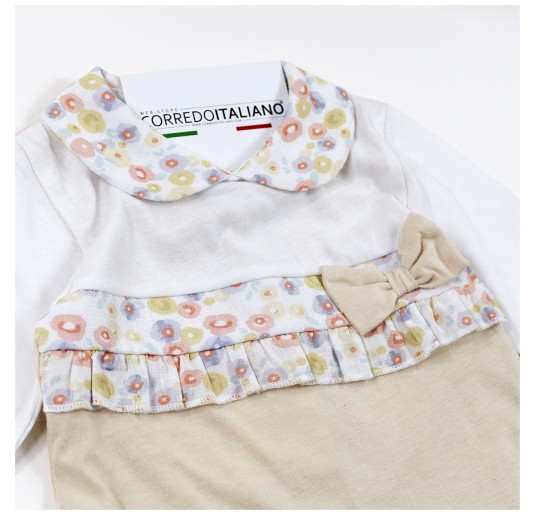 Baby girl cotton romper Nazareno Gabrielli NG351064 2