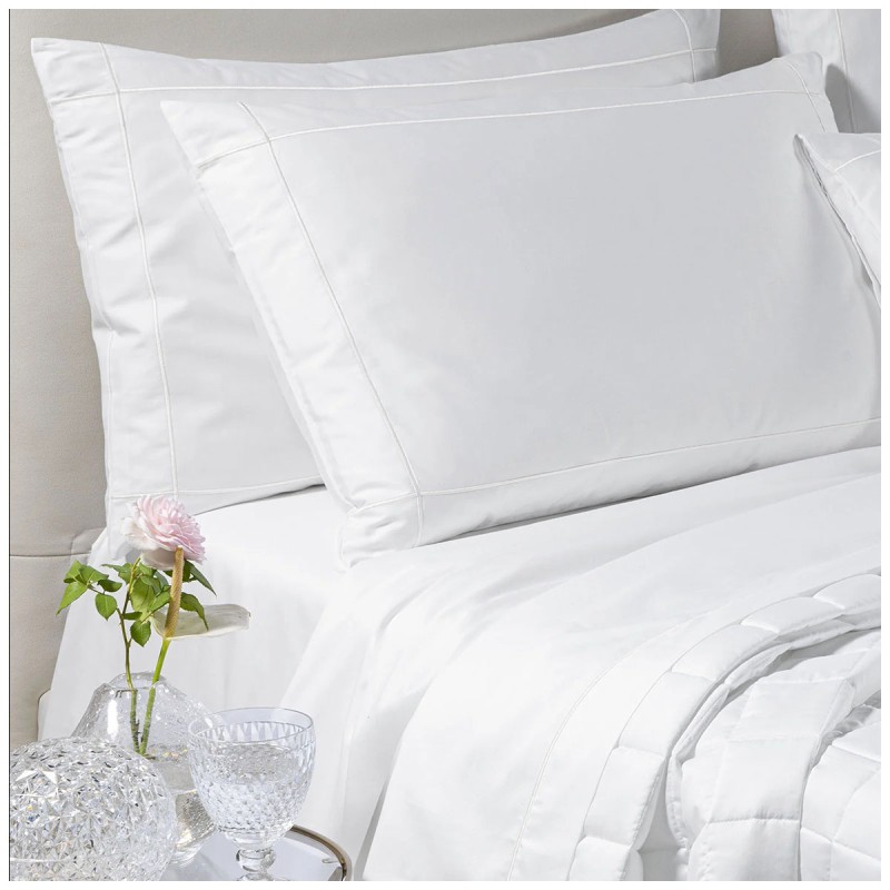 Ducale - Cotton Satin Bed Sheet Set Italian King Size by Caleffi