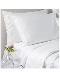 Ducale - Cotton Satin Bed Sheet Set Italian King Size by Caleffi