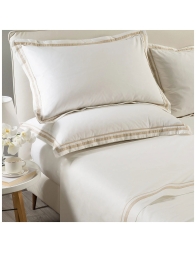 Atelier - completo lenzuola in cotone Caleffi - Naturale