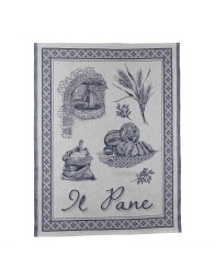 Il Pane - asciugapiatti in puro cotone jacquard 60X80 cm