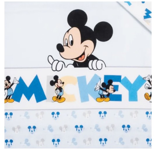 Mickey Mouse - Disney cot bed sheet set EL0241AZ 2
