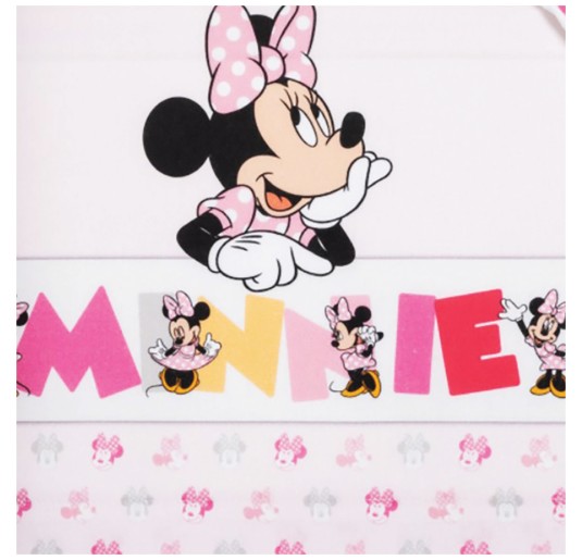 Minnie - Cot Crib Sheet Set Disney EL0341RR 2