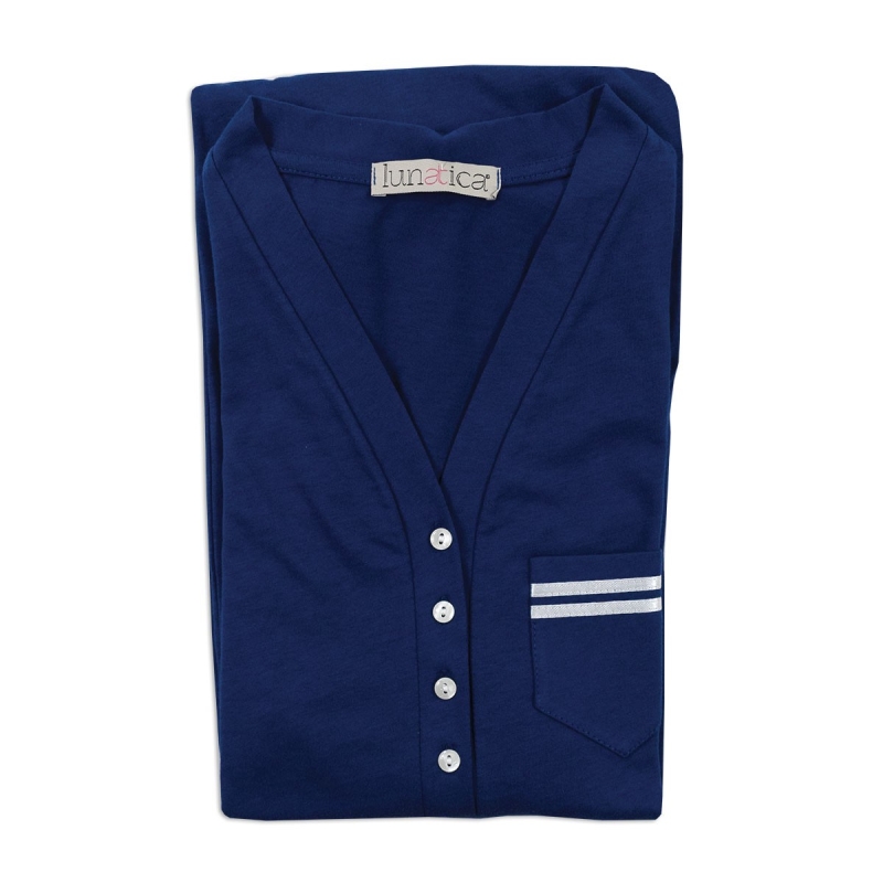 Short-sleeve pajama set with shorts...