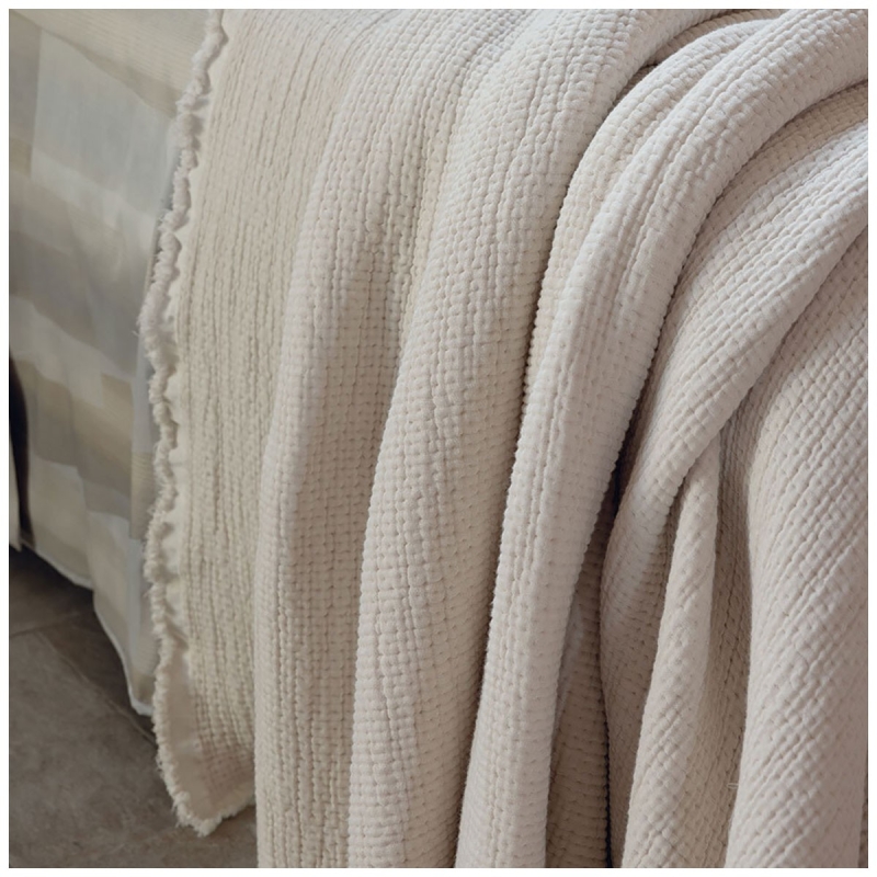 Ostuni - Bedspread in Muslin Cotton...