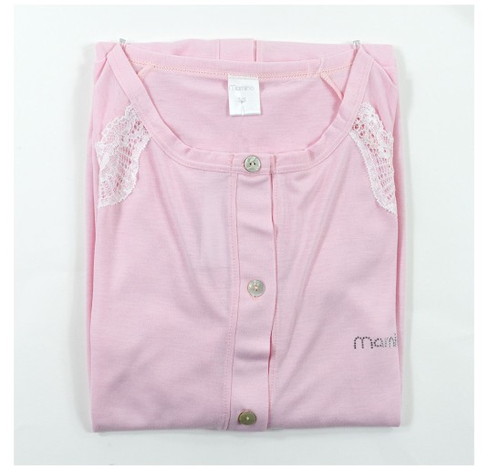 Maternity Nightgown Front-Button by Mamina Z9283 2