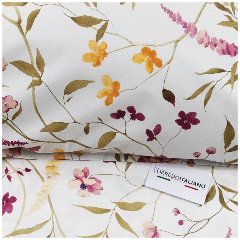 Lilly - completo lenzuola percalle Gabel matrimoniale
