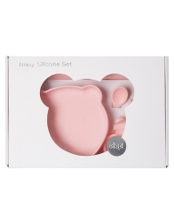 Silicone Feeding Set by Ellepi - Pink