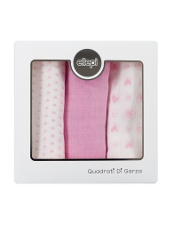 3-Pack Square muslins teaseled surface by Ellepi IX4003R