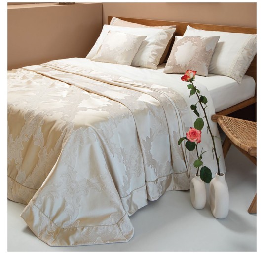 Pervinca - italian king size Jacquard Bedspread by Battaglia 2
