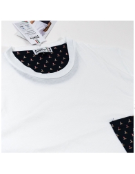 Men’s short crew-neck pajama set with pocket – 3118 – Bip Bip