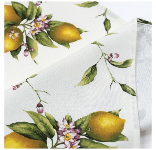 Limoni - asciugapiatti in puro cotone 50x70 cm 2