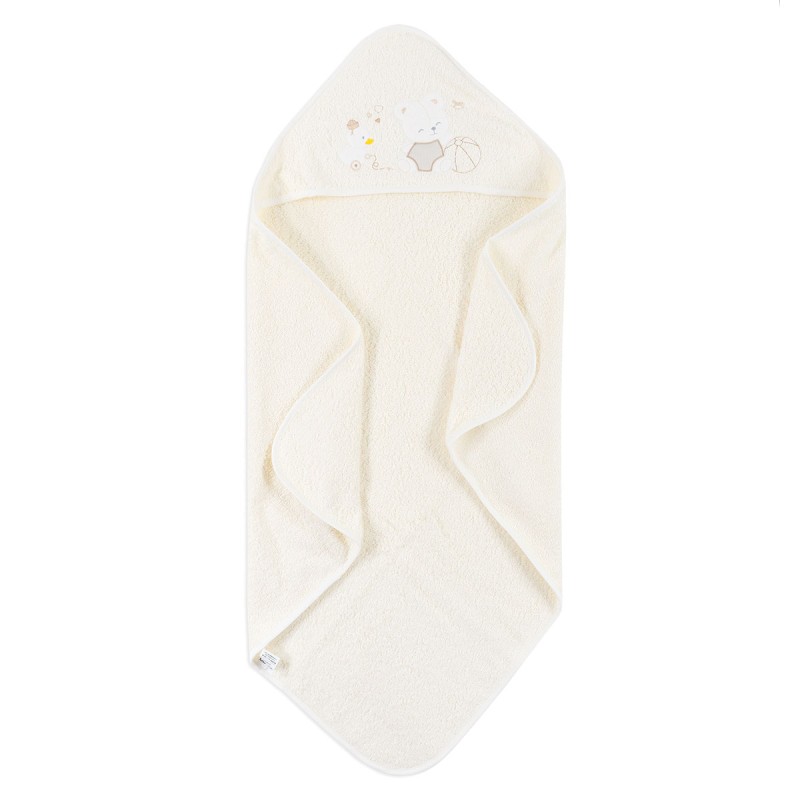 Bear with Duck - Bathrobe for newborn...