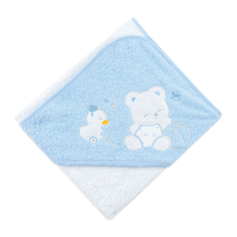 Bear with Duck - Bathrobe for newborn Mio Piccolo 57321
