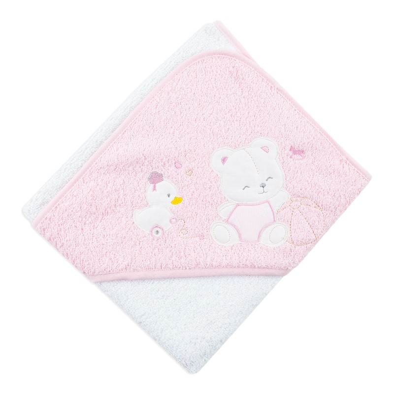 Bear with Duck - Bathrobe for newborn Mio Piccolo 57321