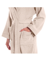 Minorca - Accappatoio Spugna con cappuccio Caleffi 400 gr/mq