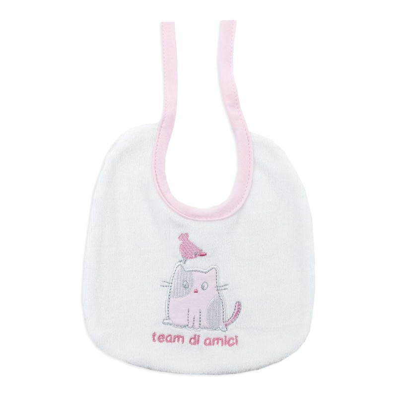 Bib in chenille embroidered AD9673A