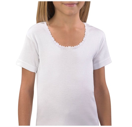 Maglietta in caldo cotone bambina Mabrat KF063