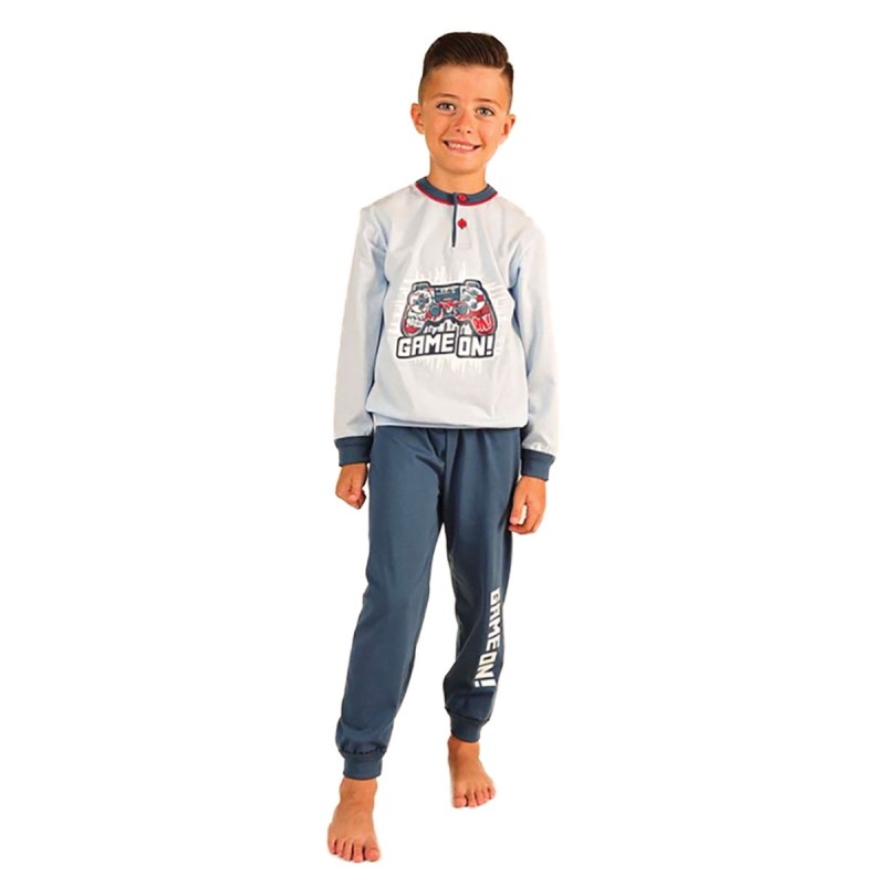Pigiama bambino in fresco cotone Gary Z20021