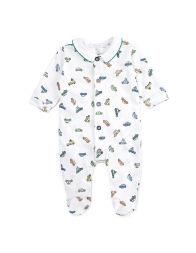 Cotton piquet onesie with collar by Coccode C61010