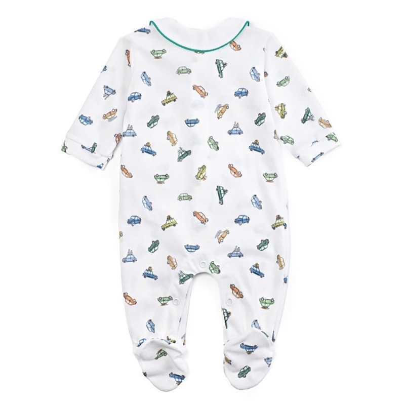 Cotton piquet onesie with collar by Coccode C61010