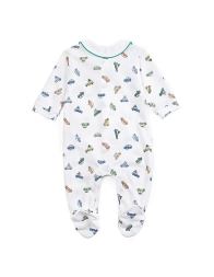 Cotton piquet onesie with collar by Coccode C61010