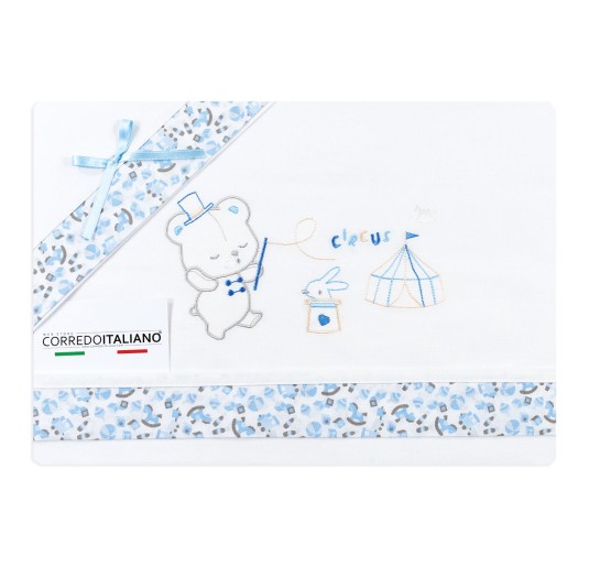 Corcus - Cradle Pram sheet set by Mio Piccolo - pink 2