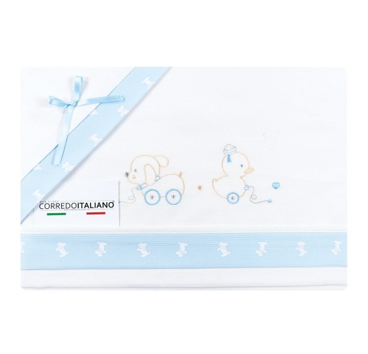 Set lenzuola culletta e carrozzina Mio Piccolo LC13423 2