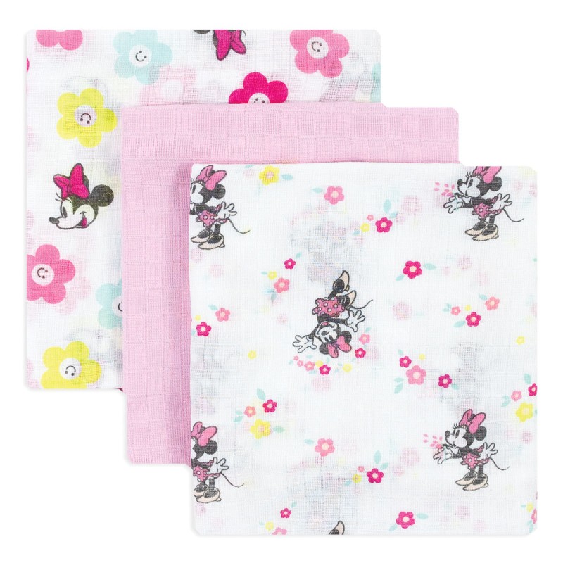 Minnie - 3-PACK Muslin Squares Baby Disney WX6104D