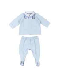 Two-piece outfit in piqué jersey cotton by Coccodè C59056