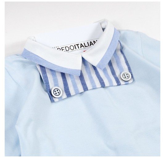 Tutina due pezzi in cotone jersey piquet Coccode' C59056 2