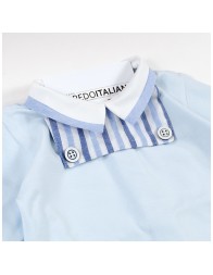 Tutina due pezzi in cotone jersey piquet Coccode' C59056