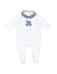 Tutina in cotone jersey con colletto by Coccode' C61003BBL