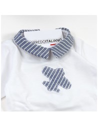 Tutina in cotone jersey con colletto by Coccode' C61003BBL