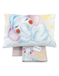 Jumbo - digital cotton sheets set for cot bed