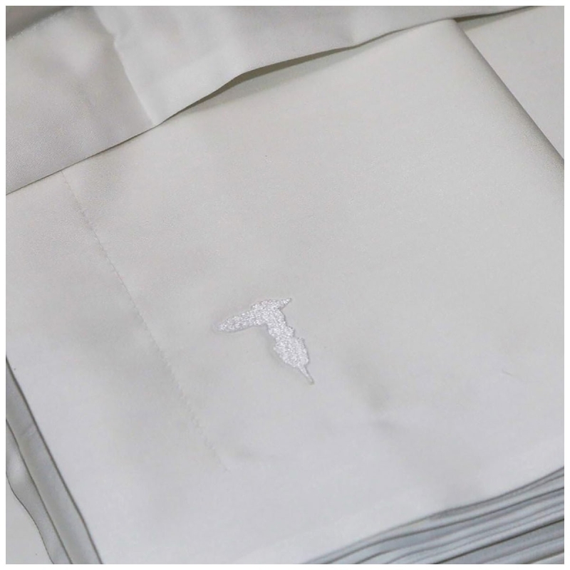 Pure cotton sateen sheet set – Logo Line – Trussardi Home