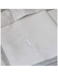 Pure cotton sateen sheet set – Logo Line – Trussardi Home