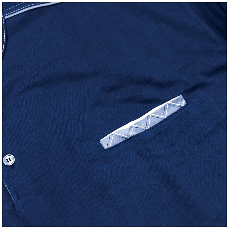 Pigiama serafino cotone lungo taglia...