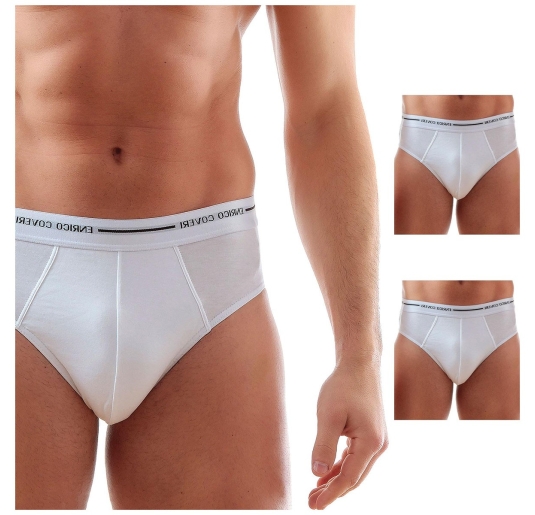 3-pack briefs bielastic cotton briefs Enrico Coveri ES1000 2